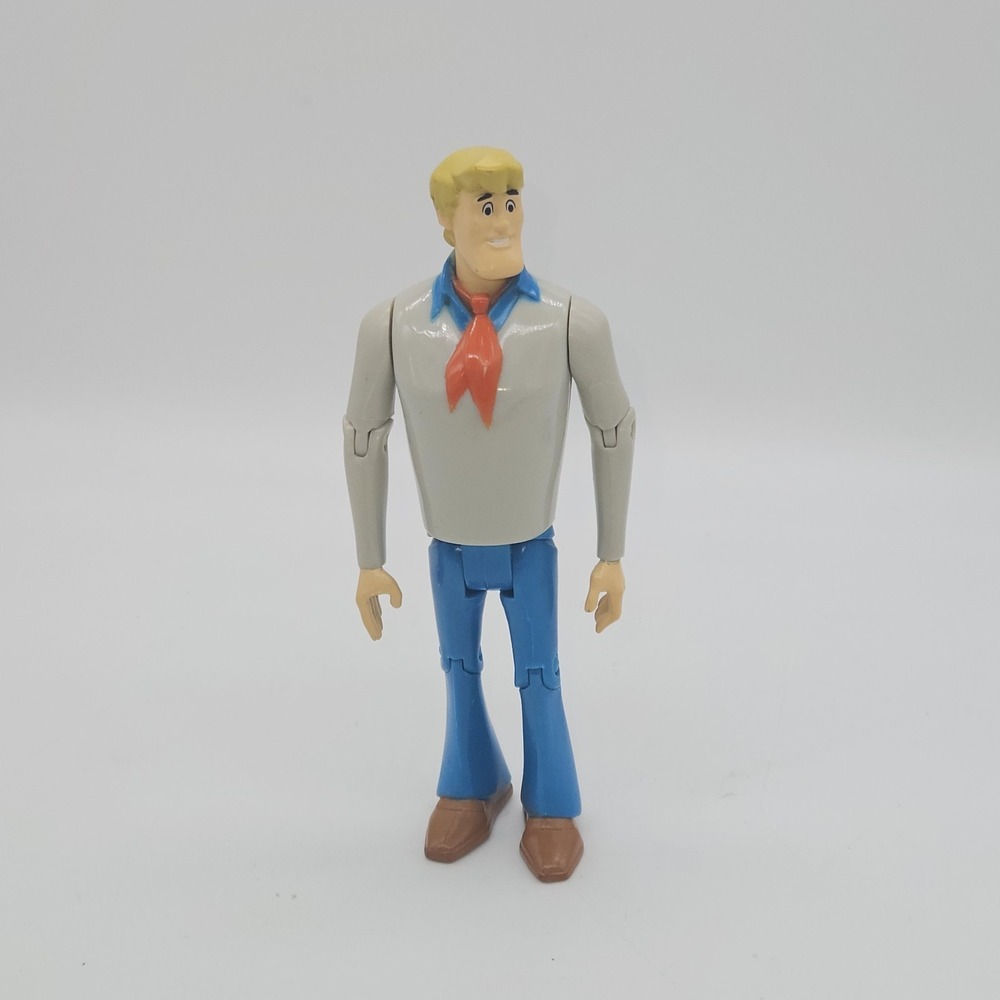 Scooby-Doo Fred Jones 4.5" Action Figure - Thinkway Toys 2000 Mystery Inc